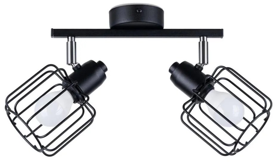 Sollux SL.1115 - Faretto BELUCI 2xE14/40W/230V nero