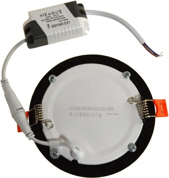 Lampada LED da incasso GERD LED/6W/230V 3000K nero