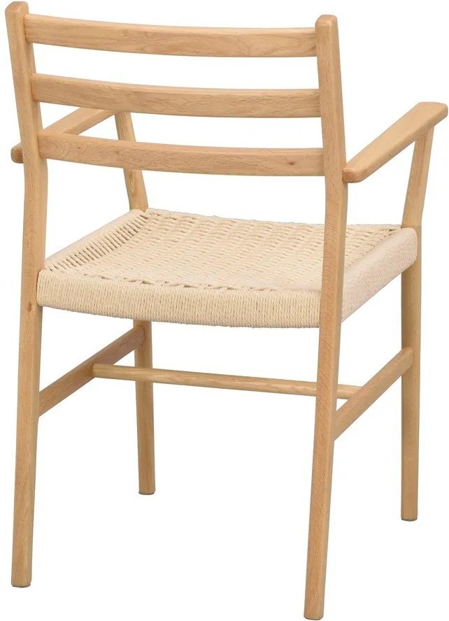 Sedie da pranzo in colore naturale Harlan - Rowico