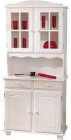 kit credenza 2 ante +2 cassetti massello bianco 93462