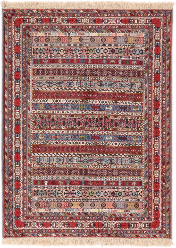 Kilim Tappeto 150x200 (Iran) Tessuto A Mano
