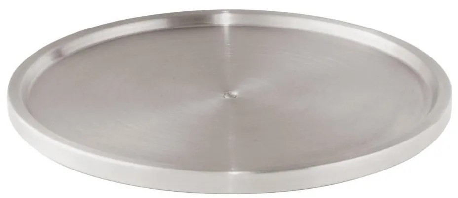 WENKO 2334100 - Vassoio in acciaio inossidabile 26,5x1,5 cm, inox/argento