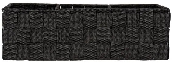 WENKO 20978100 - Organizer ADRIA 32x21 cm nero