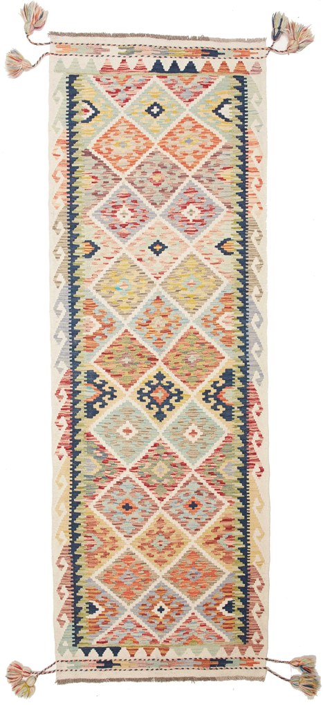 Kilim Tappeto 250x90 (Pakistan) Tessuto A Mano