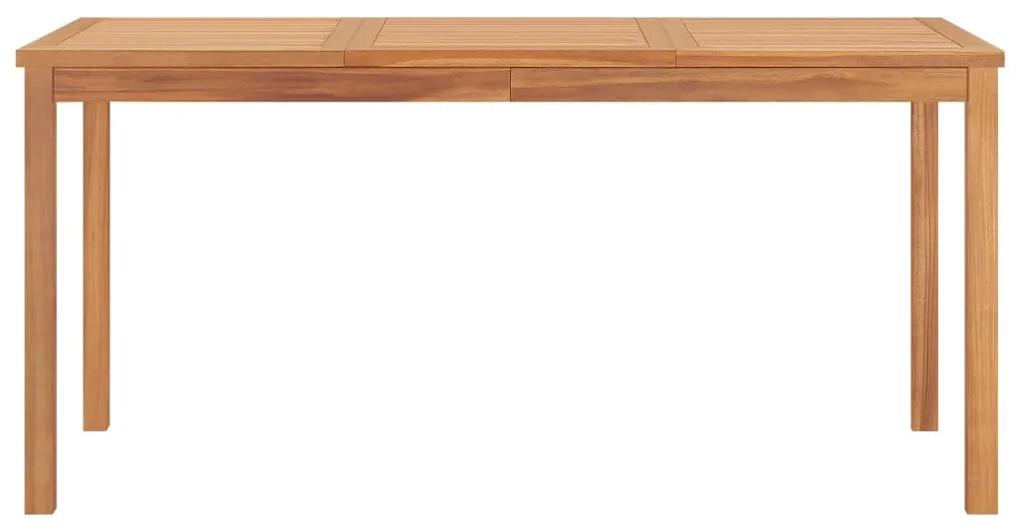 Tavolo da Pranzo da Giardino 160x80x77 cm in Massello di Teak