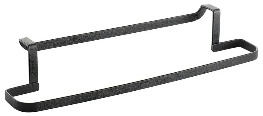 Porta asciugamani sospeso nero Lava Galileo - Metaltex