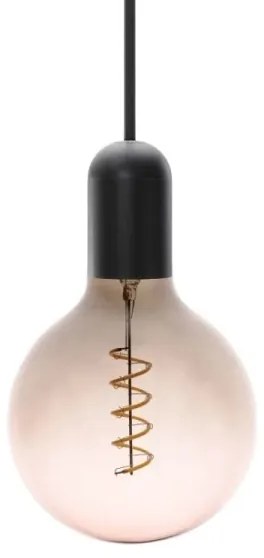 Lampadina LED FILAMENT SPIRAL G125 E27/4W/230V 2000K grigio/rosa