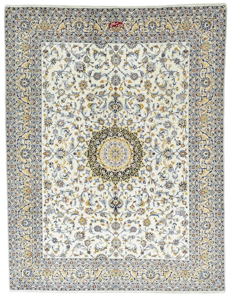 Kashmar Tappeto persiano 380 x 300 Beige (Iran) Annodato A Mano