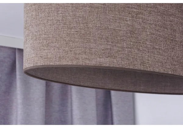 Duolla - Lampadario a sospensione con filo OVAL 1xE27/15W/230V marrone