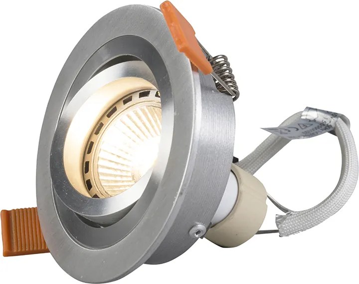 Faretto da incasso moderno intelligente in acciaio con sorgente luminosa Wifi GU10 - Rondoo