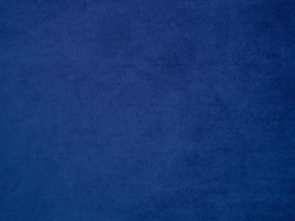 Chaise longue sinistra in velluto blu NIMES Beliani