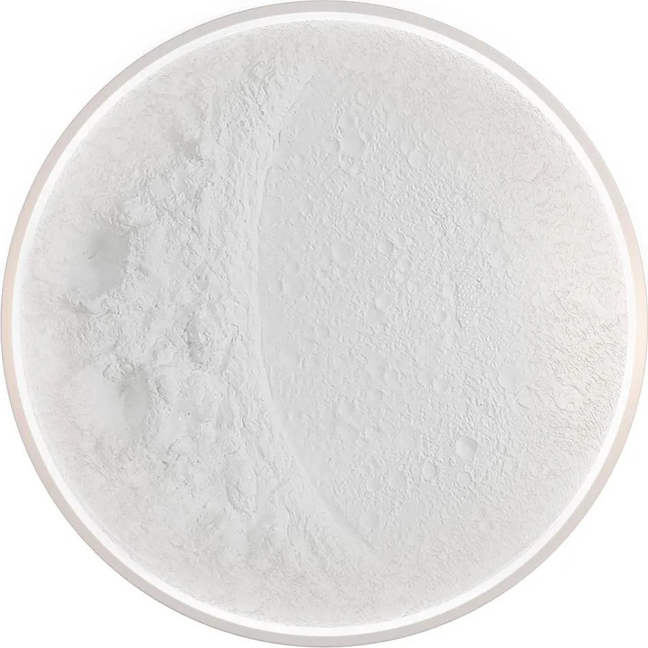 Plafoniera LED 14.5W Tonda Ø450mm Luna Crescente in Gesso