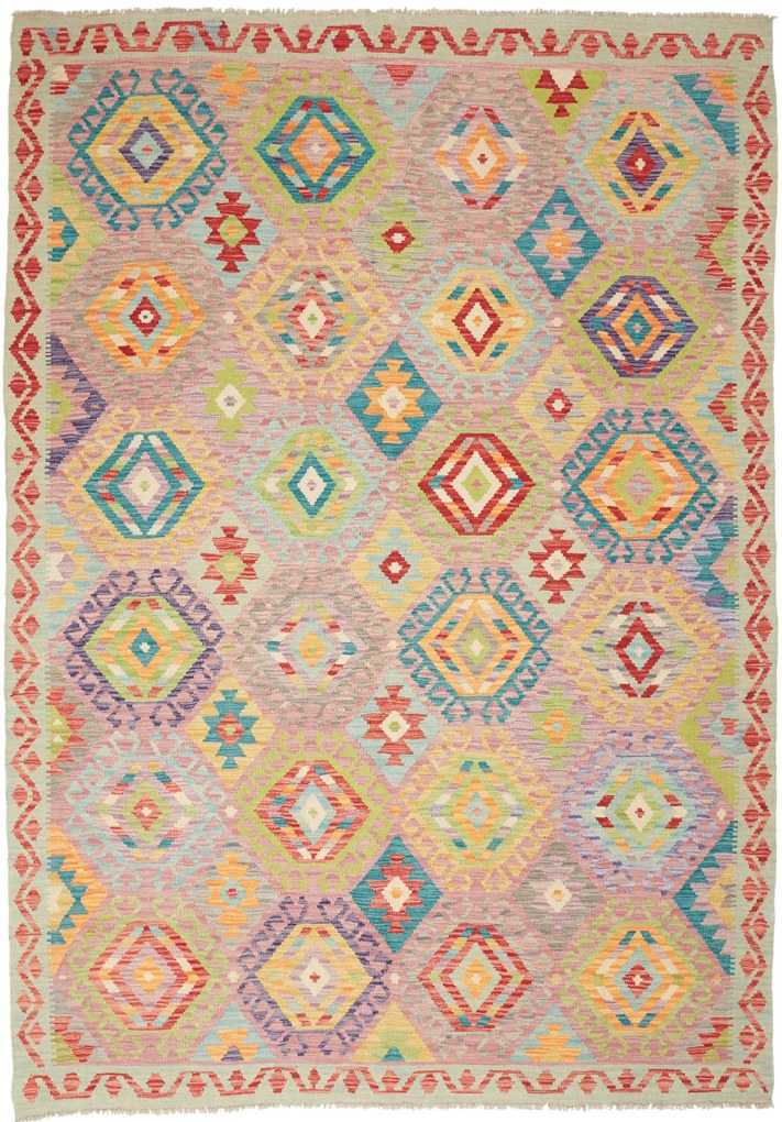 Kilim Tappeto 250 x 170 (Pakistan) Tessuto A Mano