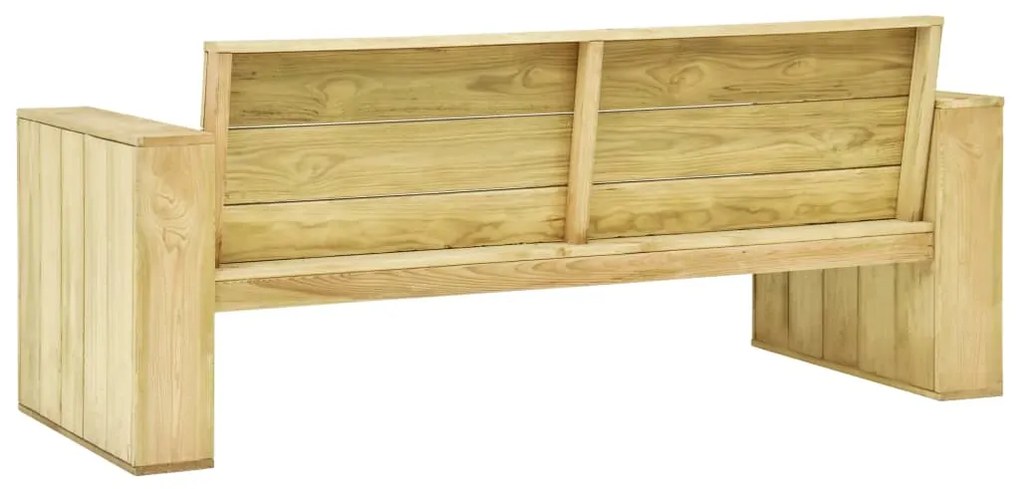 Set Divani da Giardino 3 pz in Legno di Pino Impregnato