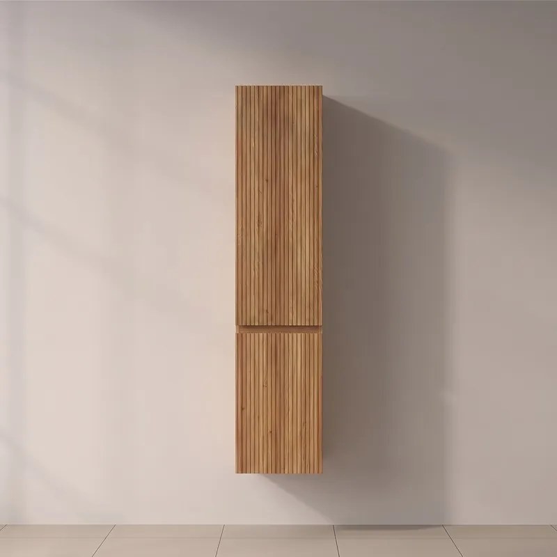 Colonna bagno sospesa cannettata 150 cm | KAM-NORTH-150 - KAMALU