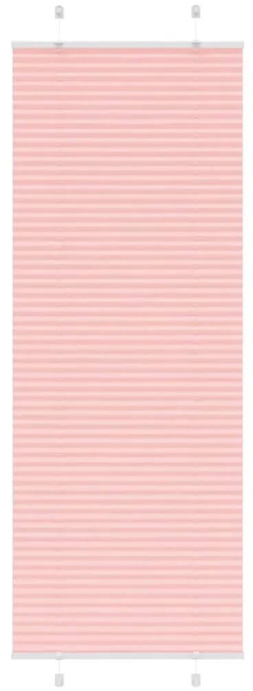 Tenda Plissettata Rosa 70x200 Cm Larghezza Tessuto 69,4 Cm /