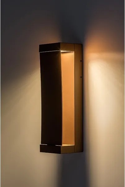 Rabalux 77068 - Lampada da parete per esterni a LED BRADU LED/13W/230V IP65 marrone