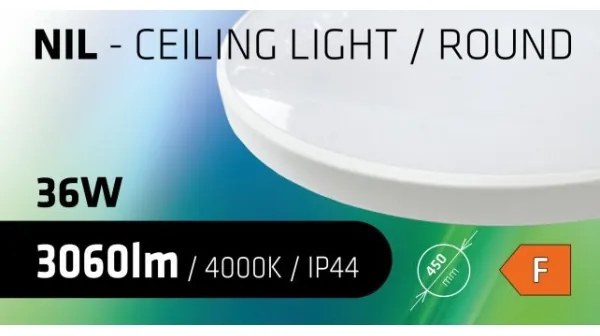 Plafoniera LED da bagno CIRCLE LED/36W/230V 4000K diametro 45 cm IP44 bianco