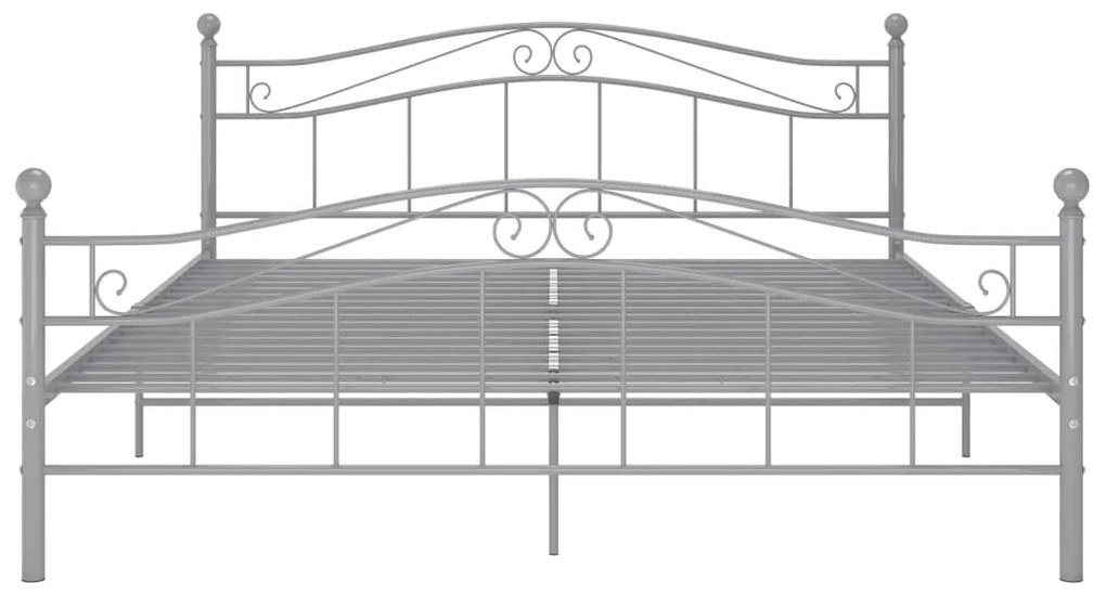 Giroletto grigio in metallo 180x200 cm