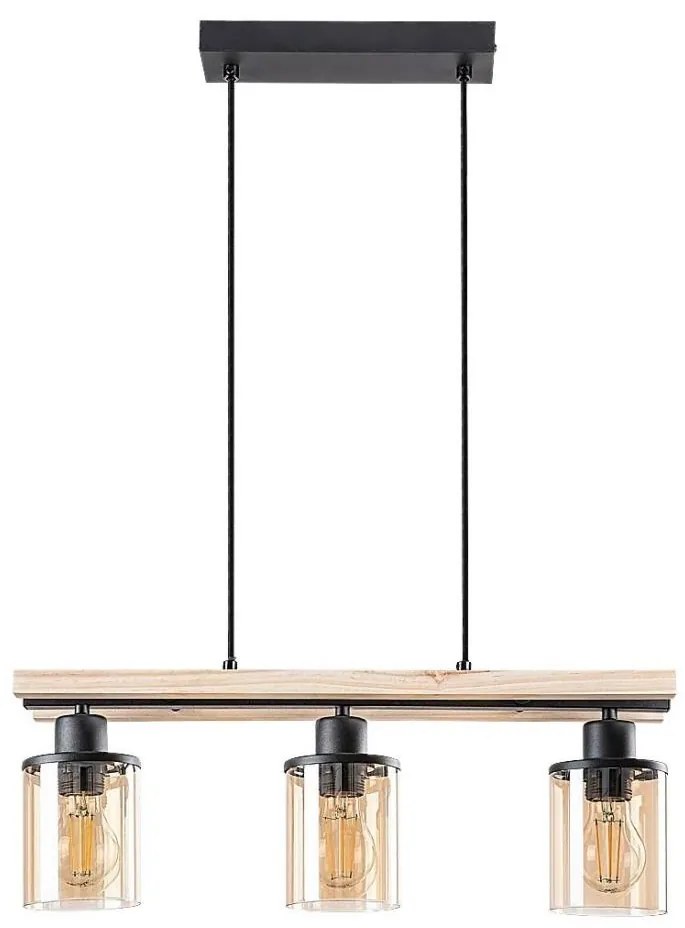 Rabalux 72083 - Lampadario a cavo NIYLAH 3xE27/25W/230V