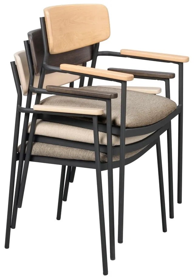 Sedie da pranzo in colore beige-naturale in set da 2 Maymont - Rowico