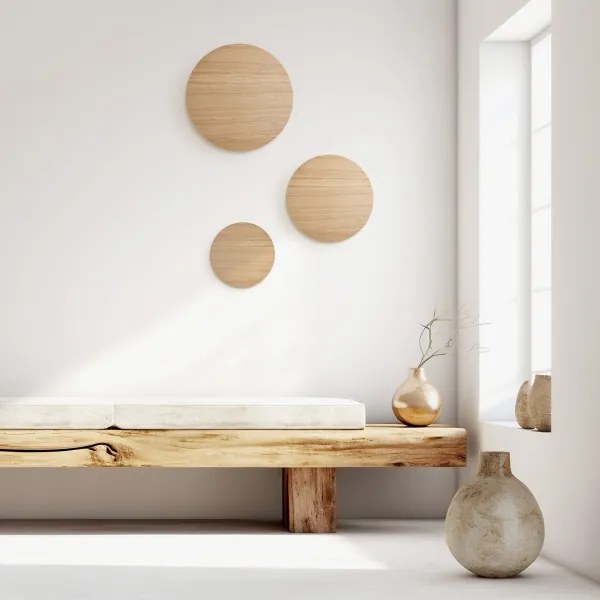 Applique LUNA 4xG9/8W/230V diametro 40 cm marrone