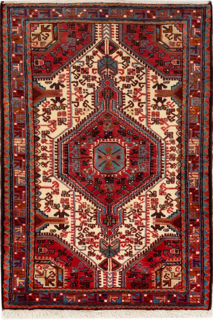 Nahawand Tappeto 130x90 (Iran) Annodato A Mano