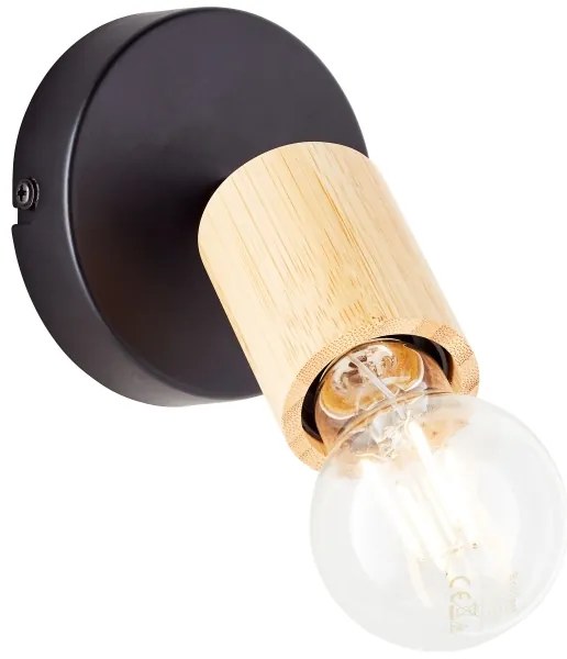 Brilliant - Faretto da parete TIFFANY 1xE27/28W/230V bambù