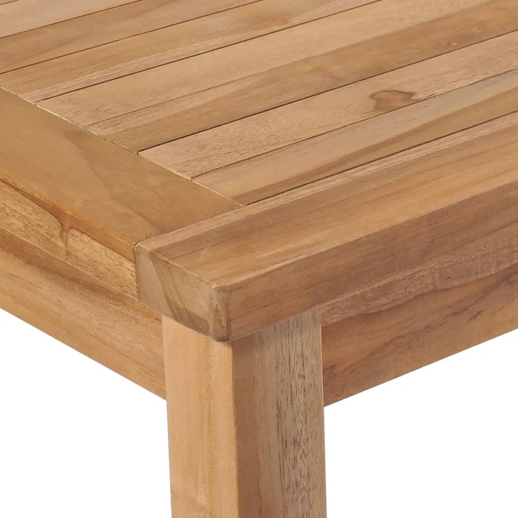 Tavolo da giardino 150x90x77 cm in legno massello di teak