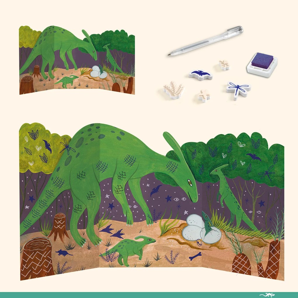 Grande set creativo - mondo dei dinosauri