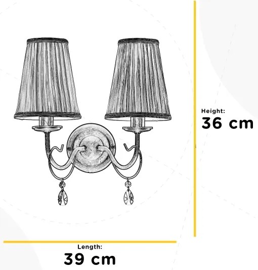 ONLI - Applique DELIA 2xE14/6W/230V
