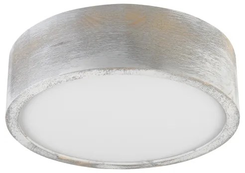 Brilagi - Plafoniera PINO 1xE27/15W/230V pino/argento diam. 27,5 cm