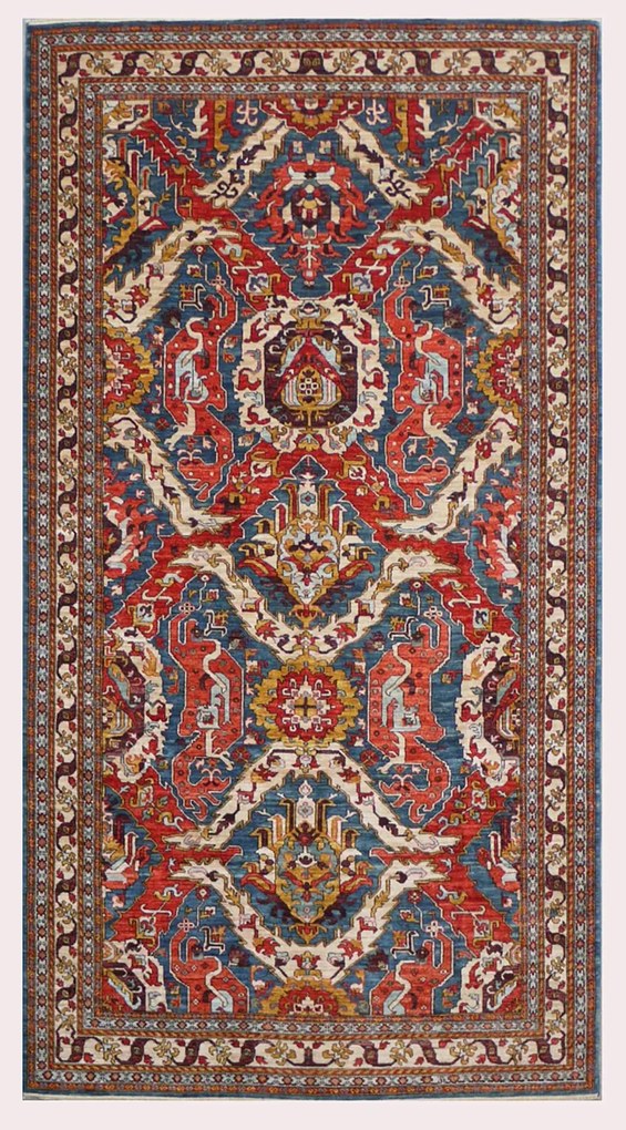 Kazak Tappeto orientale 420x200 (Pakistan) Annodato A Mano