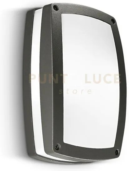 Ges300- plafoniera 29cm per esterno ip54 2 luci attacco e27 colore ...
