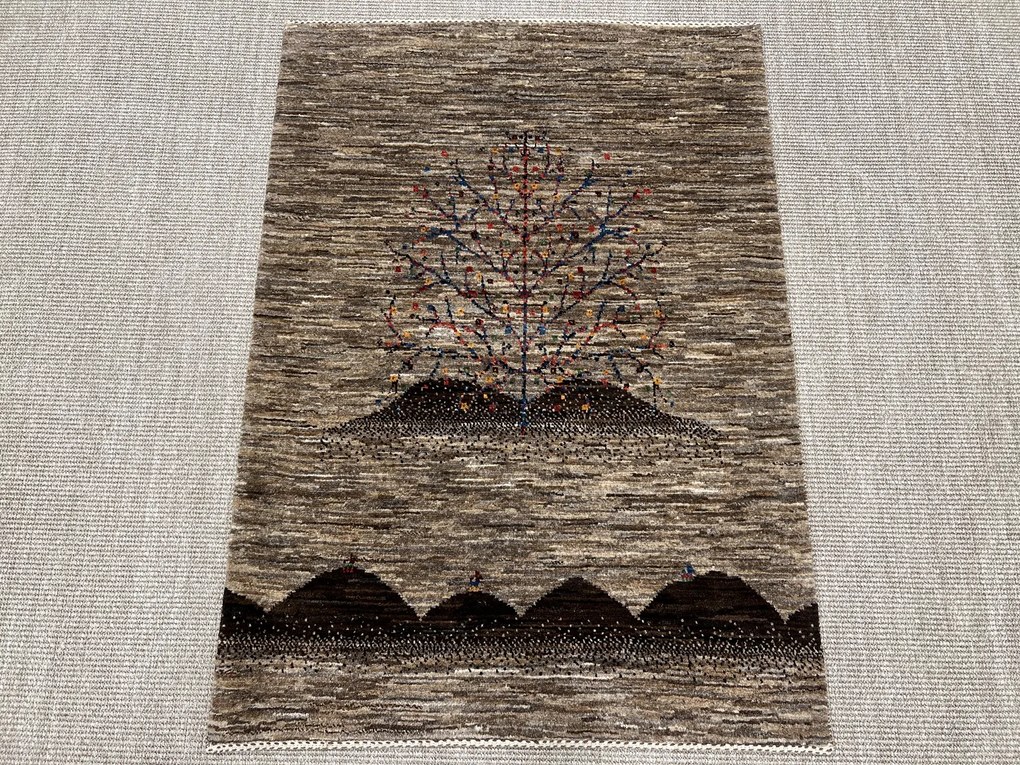 Loribaft Tappeto 120x90 Marrone (Iran) Annodato A Mano