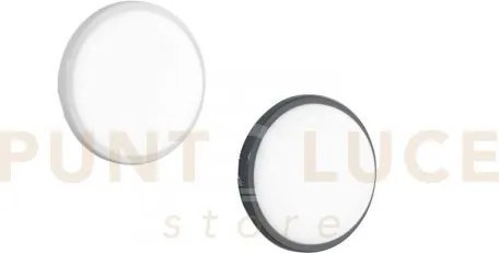 Led-ever-s ant plafoniera led ever antracite tonda 15w 1900lm 3000k...