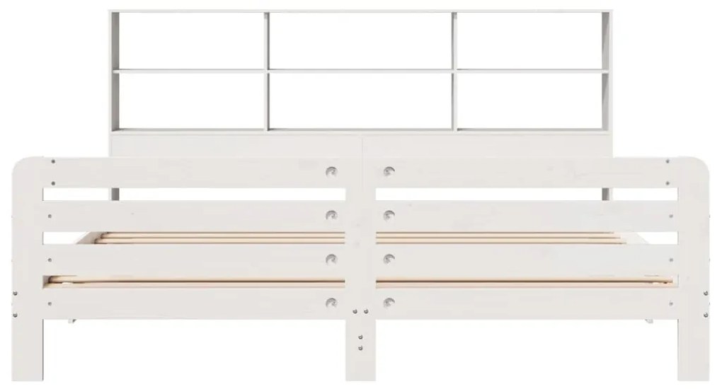 Giroletto senza materasso bianco 180x200 cm legno massello pino