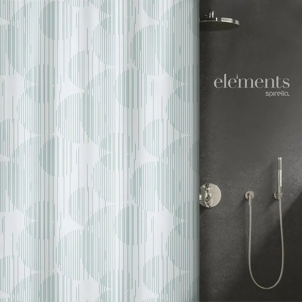 Tenda per doccia 180x200 cm Raio – Spirella