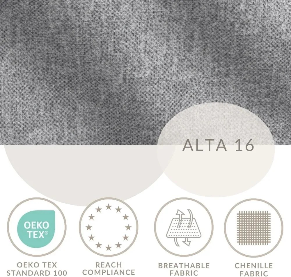 Letto boxspring grigio con spazio contenitivo 160x200 cm Blend - Maison de Rêve