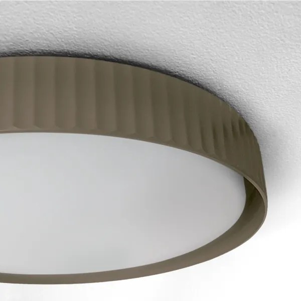 Brilagi - Plafoniera LED dimmerabile LUCIA LED/48W/230V Ø 41 cm taupe+telecomando