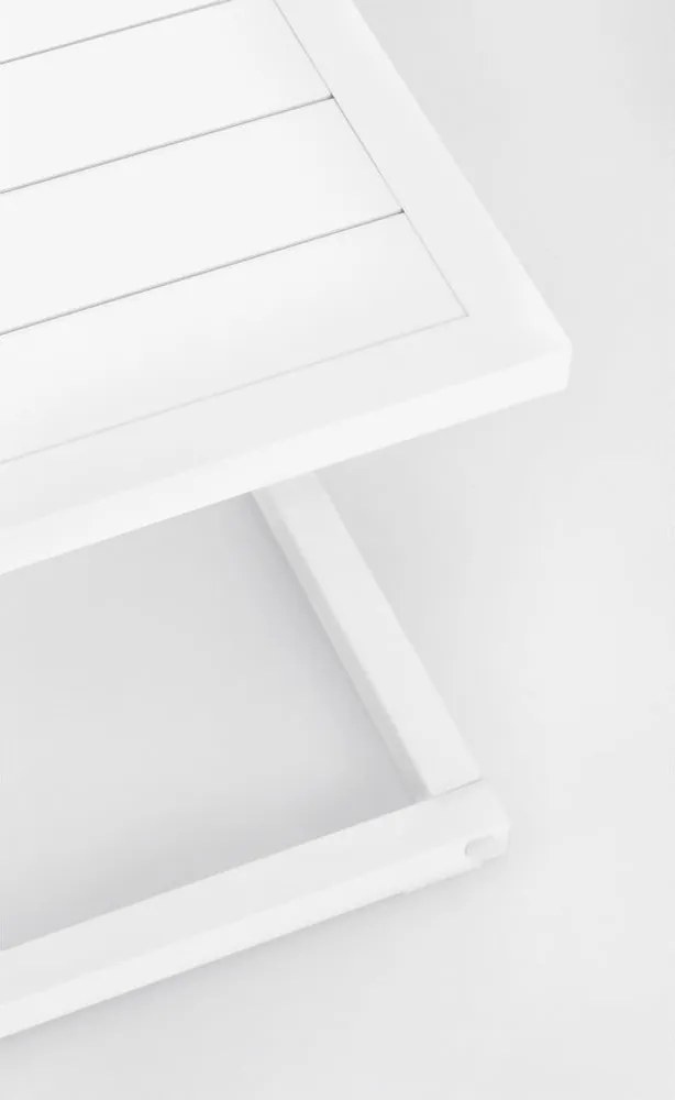 Tavolino da giardino in alluminio 40x40 cm Hilde – Bizzotto