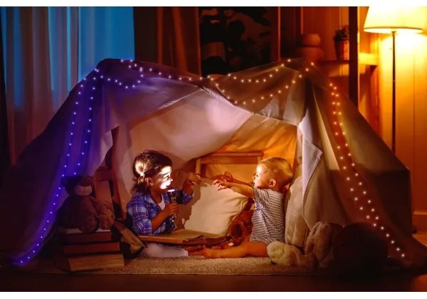 Twinkly TWD200STP-TEU - Striscia LED RGB dimmerabile per esterni 200xLED 10m IP44 WiFi