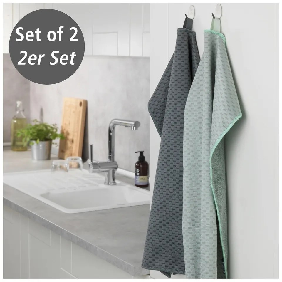 Set di 2 panni in microfibra 40x60 cm Miko - Wenko