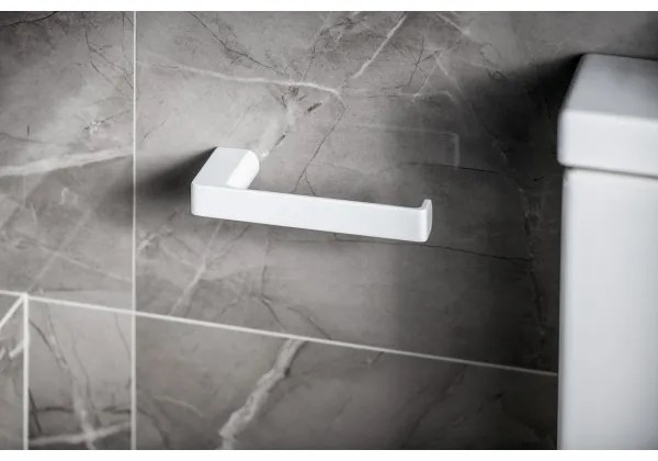 Gedy - Porta carta igienica PIRENEI bianco opaco