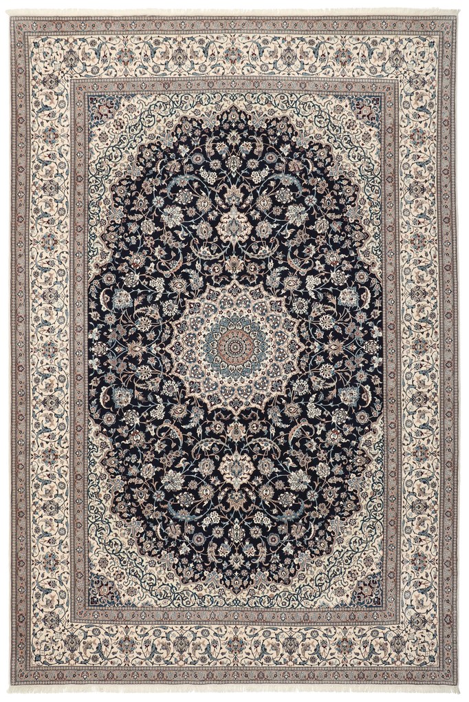 Nain Tappeto 220 x 330 (Iran) Annodato A Mano