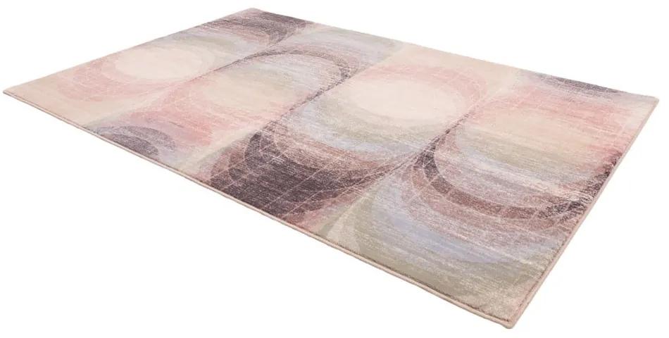 Tappeto in lana rosa chiaro 170x240 cm Kaola - Agnella