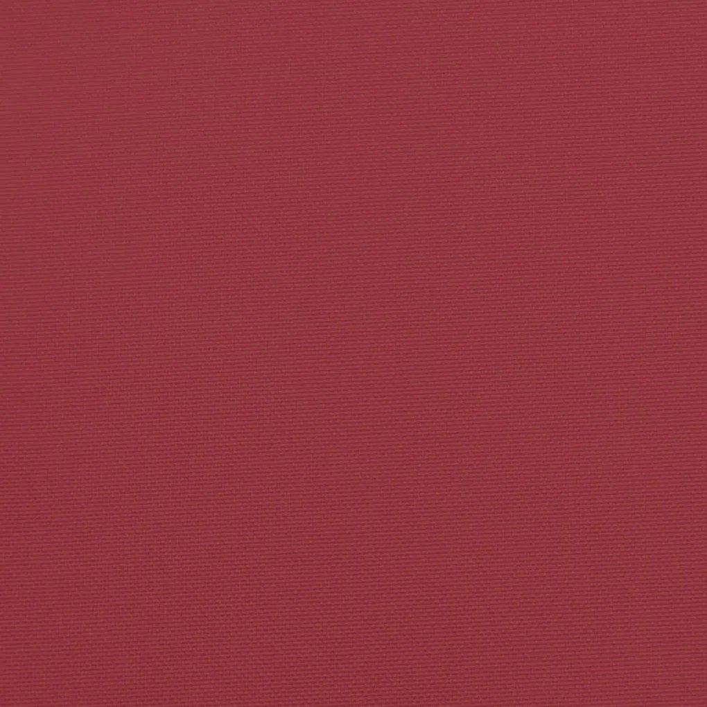 Cuscino per Panca Rosso Vino 100x50x7 cm in Tessuto Oxford