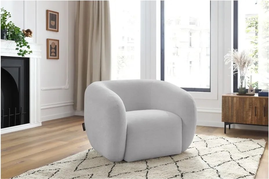 Poltrona grigia Celine – Bobochic Paris