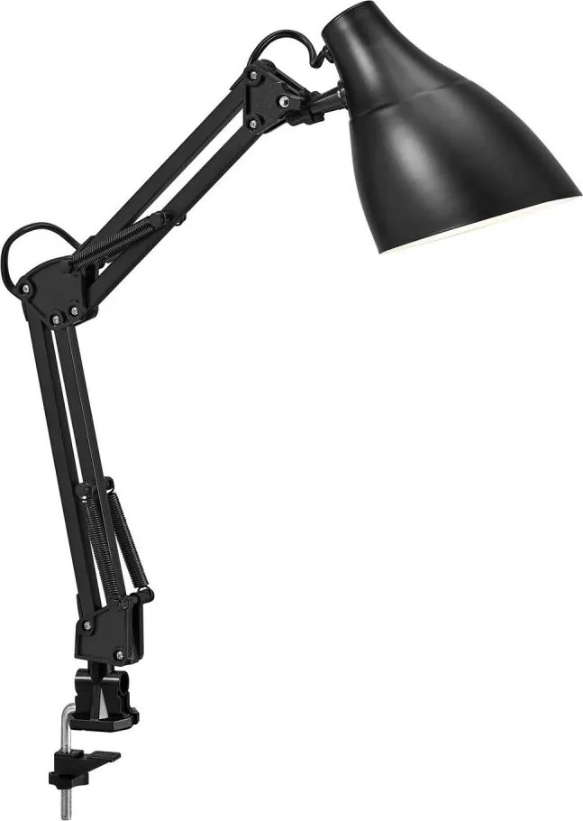 Osram - Lampada da scrivania con clip DESK LINE 1xE27/11W/230V nera