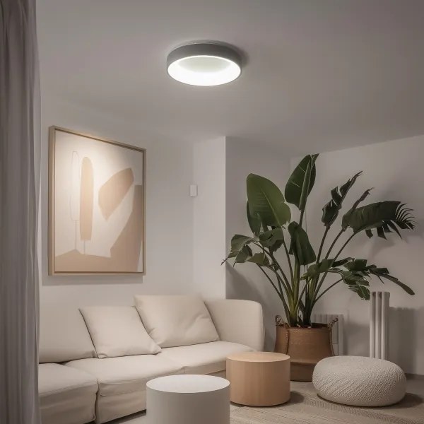 Brilagi - Plafoniera LED dimmerabile da soffitto LED/40W/230V 3000-6500K grigio + telecomando